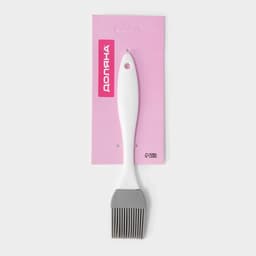 Кисть кондитерская Доляна «Фобос», силикон, 20 см, серая