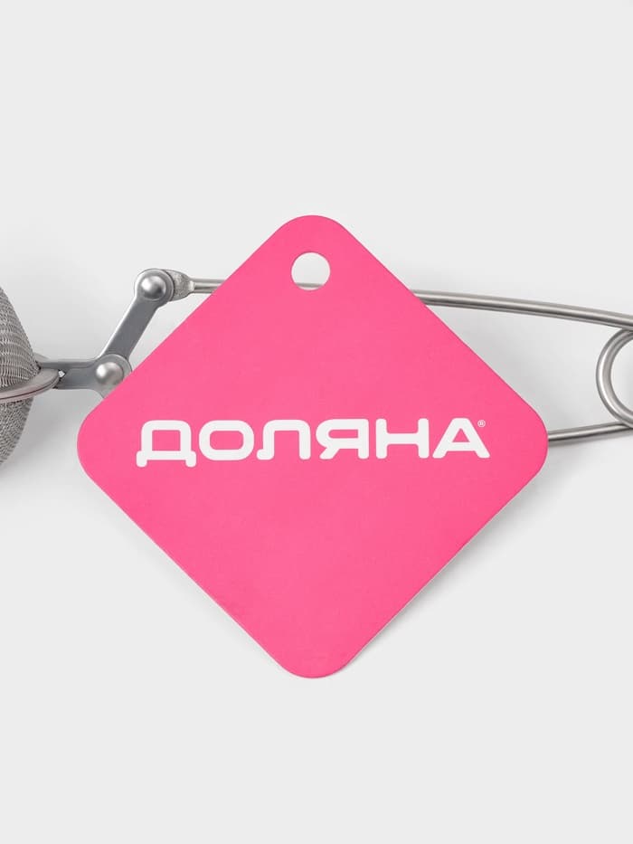 Ситечко для чая Доляна «Лаванда», 15.5×4.5 см, серебристое