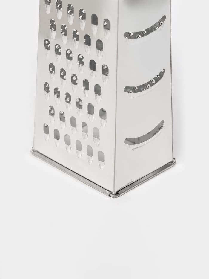 Тёрка четырёхгранная Доляна «Помощник», 20 см, нержавеющая сталь, МИКС