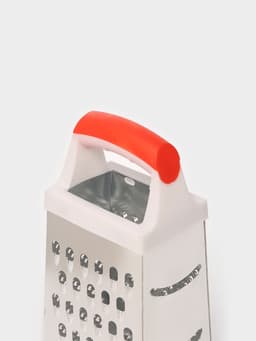 Тёрка четырёхгранная Доляна «Помощник», 20 см, нержавеющая сталь, МИКС