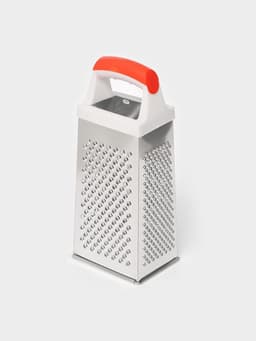 Тёрка четырёхгранная Доляна «Помощник», 20 см, нержавеющая сталь, МИКС