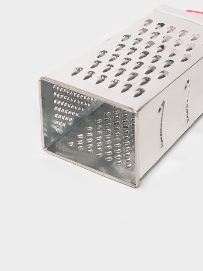 Тёрка четырёхгранная Доляна «Помощник», 20 см, нержавеющая сталь, МИКС