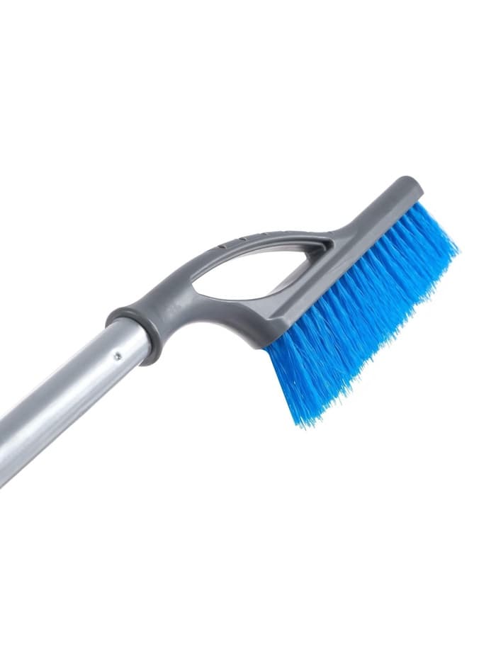 Щетка сметка, со скребком pitstop удлинённая, антиснег, 80 см