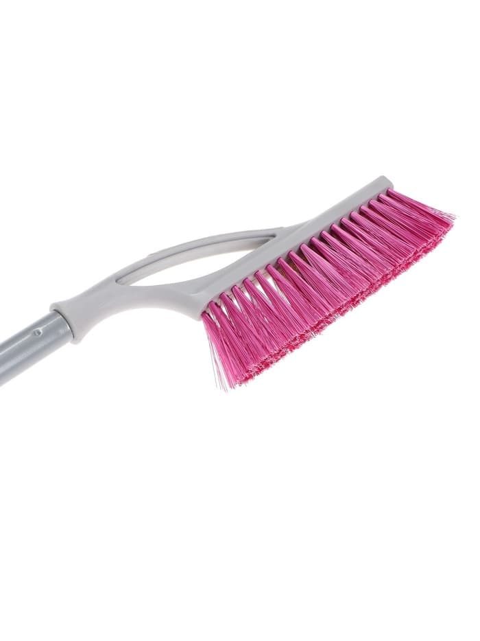Щетка сметка, со скребком pitstop удлинённая, антиснег, 80 см