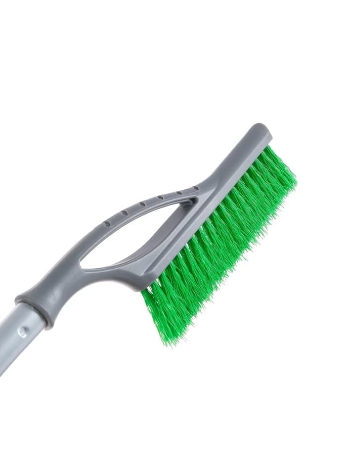 Щетка сметка, со скребком pitstop удлинённая, антиснег, 80 см