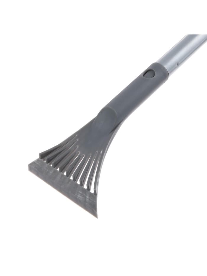 Щетка сметка, со скребком pitstop удлинённая, антиснег, 80 см