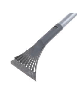 Щетка сметка, со скребком pitstop удлинённая, антиснег, 80 см