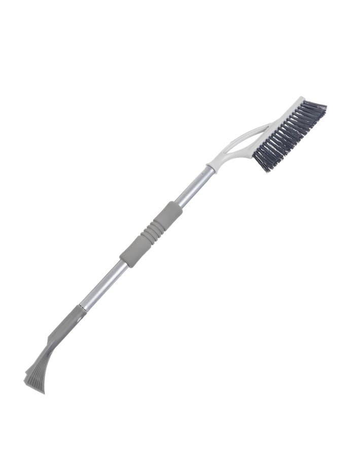Щетка сметка, со скребком pitstop удлинённая, антиснег, 80 см