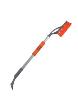 Щетка сметка, со скребком pitstop удлинённая, антиснег, 80 см