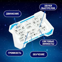 Робот на пульте управления IQ BOT GRAVITONE, радиоуправление, интерактивный, русское озвучивание, цвет синий