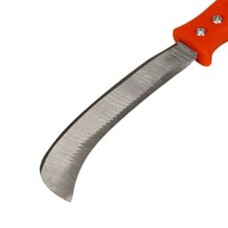 Нож садовый, 23 см, закруглённое лезвие, с пластиковой ручкой