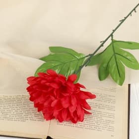 Цветы искусственные «Пион садовый», h=46 см, d=14 см, красные