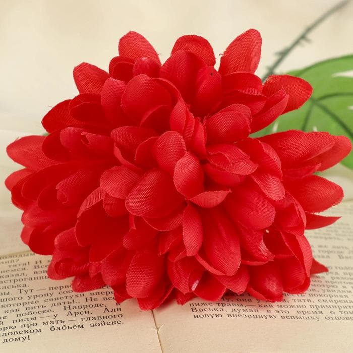 Цветы искусственные «Пион садовый», h=46 см, d=14 см, красные