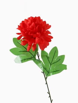 Цветы искусственные «Пион садовый», h=46 см, d=14 см, красные