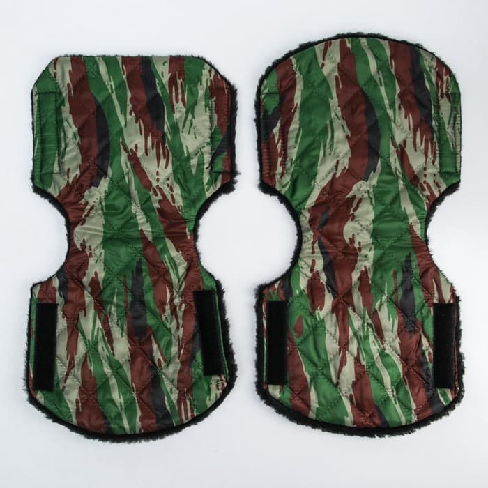 Варежки-муфты на ручку коляски, 2 шт., стеганные, камуфляж