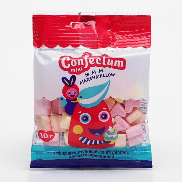 Маршмеллоу Confectum Mini duo, лента, 10 г