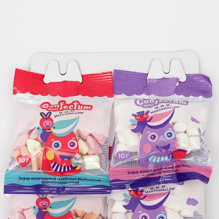 Маршмеллоу Confectum Mini duo, лента, 10 г