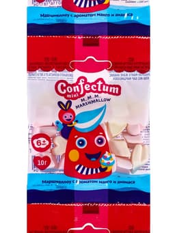 Маршмеллоу Confectum Mini duo, лента, 10 г