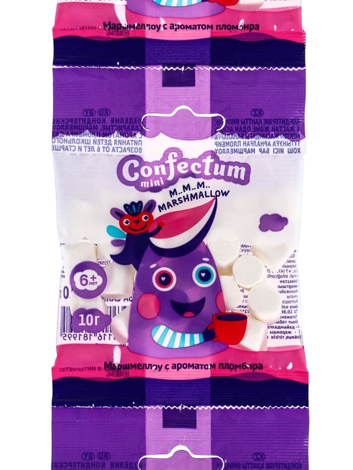 Маршмеллоу Confectum Mini duo, лента, 10 г