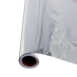 Плёнка самоклеящаяся, серебристая, 0.45×3 м, 30 мкм