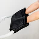 Варежки-муфты на ручку коляски, чёрные