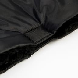 Варежки-муфты на ручку коляски, чёрные