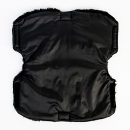 Варежки-муфты на ручку коляски, чёрные