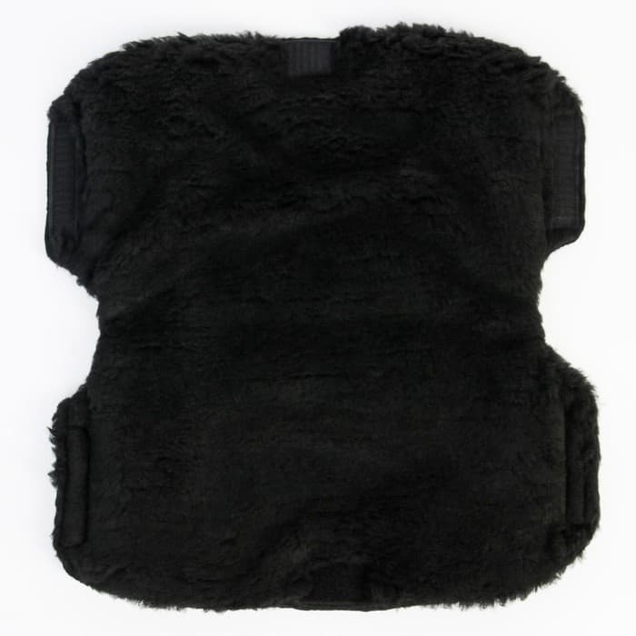 Варежки-муфты на ручку коляски, чёрные