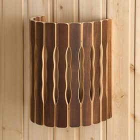 Абажур для бани и сауны «Добрыня», липа, 29.5×23×16 см, настенный, «Добропаровъ»