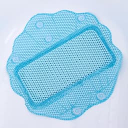 Подушка для ванны с присосками «Лотос», 33×33 см, МИКС