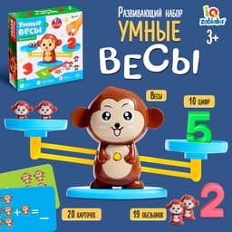 Развивающий набор IQ-ZABIAKA «Умные весы», по методике Монтессори
