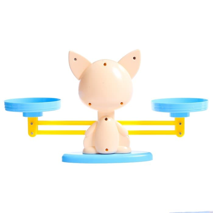 Развивающий набор IQ-ZABIAKA «Умные весы», котик, по методике Монтессори