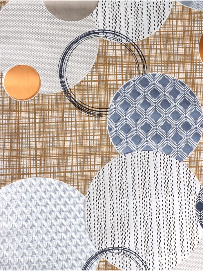 Клеёнка на стол «Конфетти», на тканой основе, рулон 20 метров, ширина 137 см