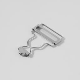 Застёжка для комбинезона, 32 мм, 10 шт., цвет серебряный