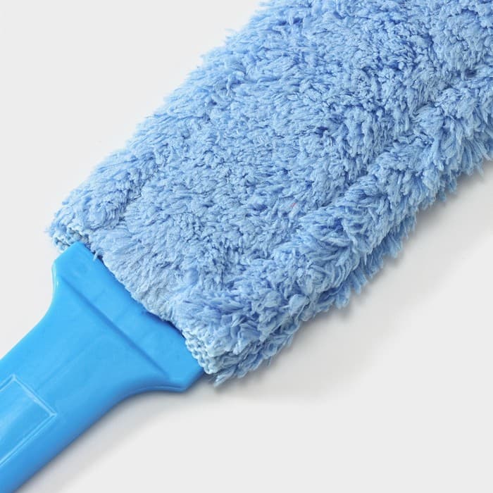 Щётка для уборки Доляна, гибкая, 7×37.5 см, голубая