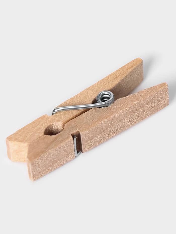 Прищепки для белья Доляна «Мини», деревянные, 3.5×0.7×1 см, см, 30 шт.