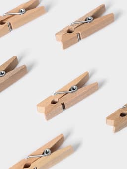 Прищепки для белья Доляна «Мини», деревянные, 3.5×0.7×1 см, см, 30 шт.