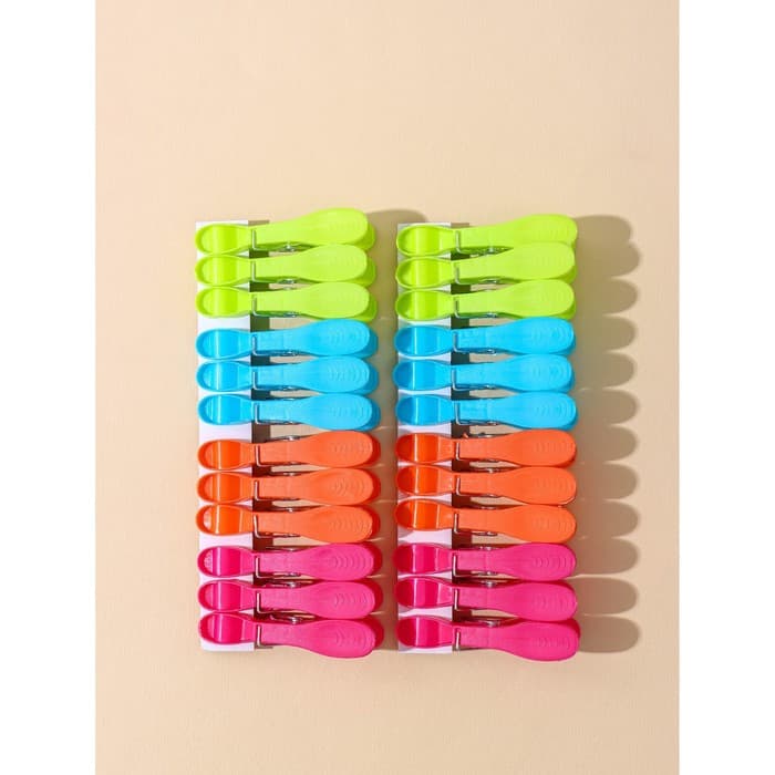 Прищепки для белья Доляна «Ложки», 8.2×1.7×3.5 см, 24 шт.