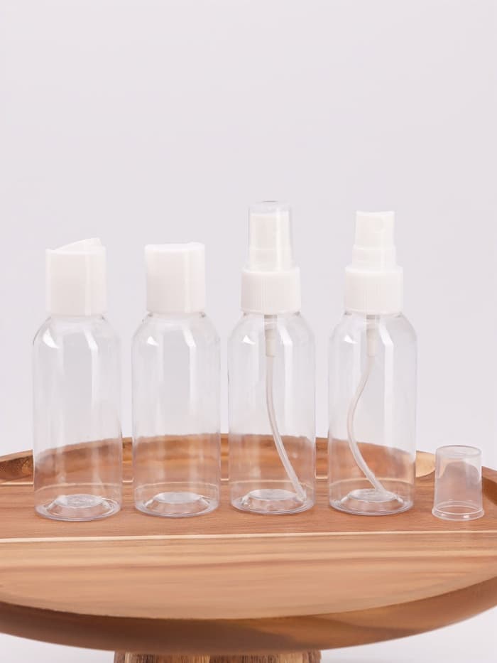 Набор для хранения, в чехле, 8 предметов, белый, прозрачный