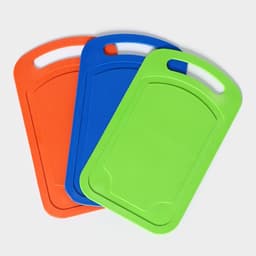 Доска разделочная Доляна «Дуга», прямоугольная, 25×15 см, пластик, оранжевая