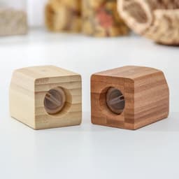 Набор для специй Катунь, 10×5×7 см, 2 шт., на магнитах, бамбук