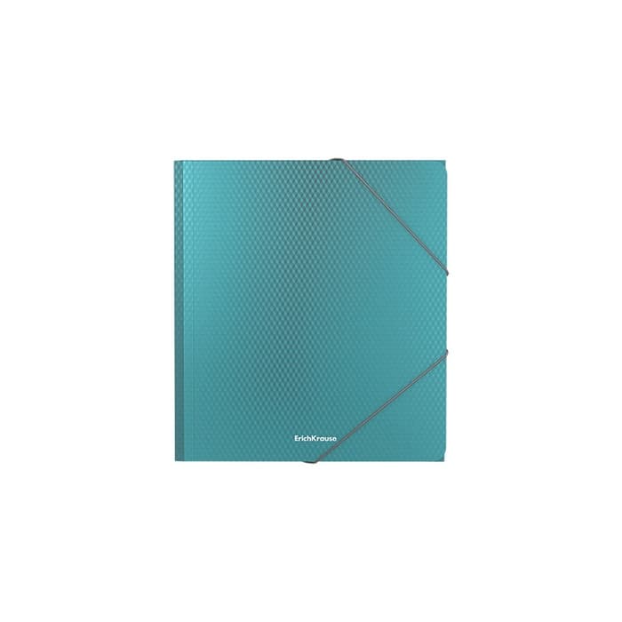 Папка на резинке А5+, 550 мкм, ErichKrause Diagonal Vivid, корешок 5 мм, до 300 листов, микс