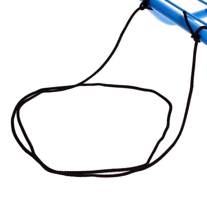 Санки детские с колёсами Nika Kids «Ветерок 7 универсал», с ручкой, голубые