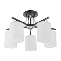 Люстра 6591193/5 E27 40 Вт черный-хром 55×55×20 см BayerLux