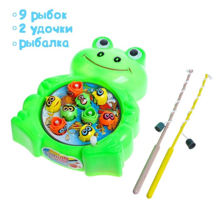 Рыбалка заводная «Животные», МИКС