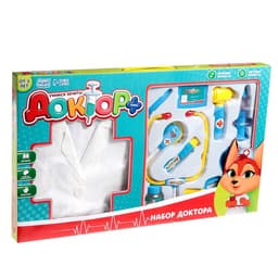 Набор доктора Happy Valley, 10 предметов с халатом, свет и звук