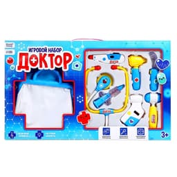 Игровой набор медсестры Happy Valley, 8 предметов с сумкой, свет, звук