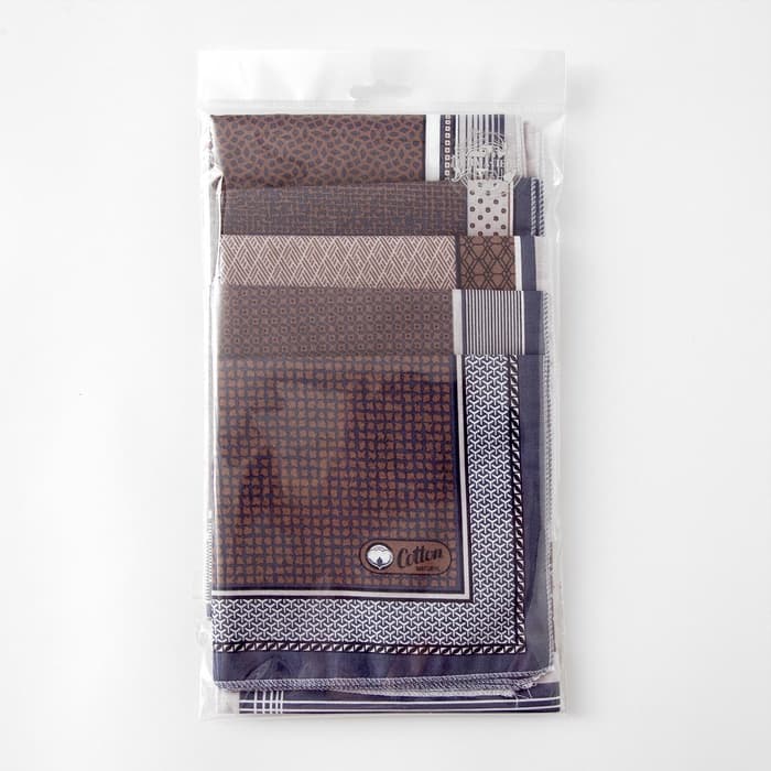 Платки носовые мужские «Этель. Серджио», 30×30 см, 12 шт., рисунок МИКС, фиолетовые