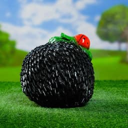 Садовая фигура из гипса «Ёж с божьей коровкой», 24×17×17 см