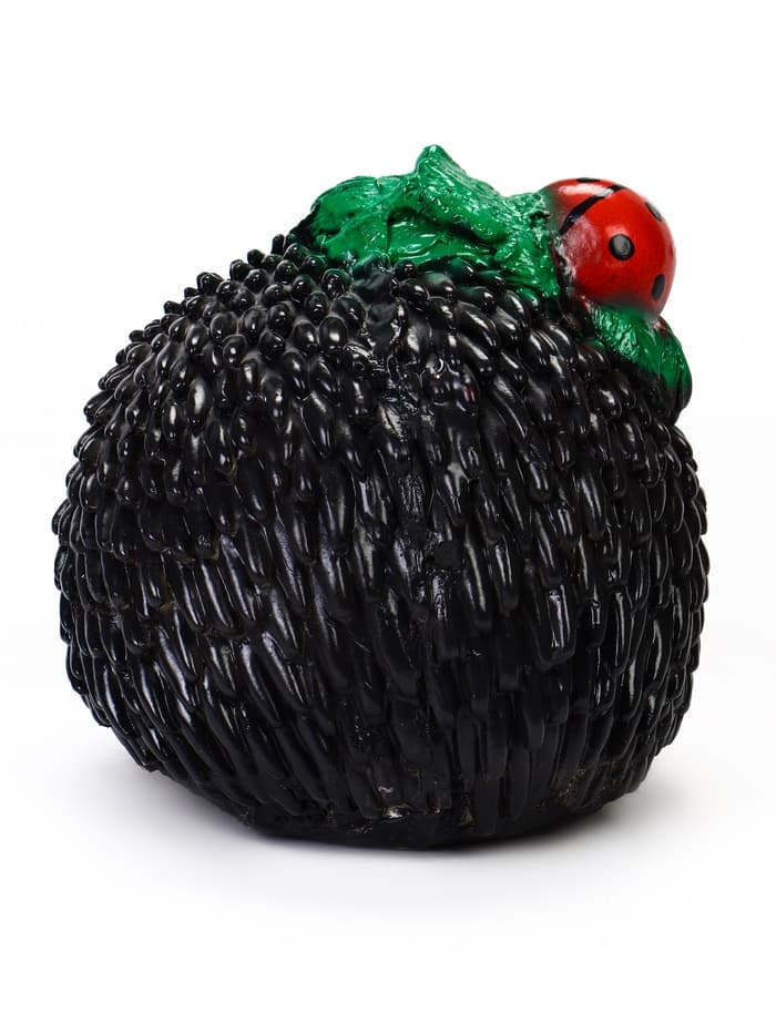 Садовая фигура из гипса «Ёж с божьей коровкой», 24×17×17 см